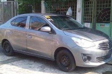 Grab Mitsubishi Mirage G4 glx 2016 Gray Automatic