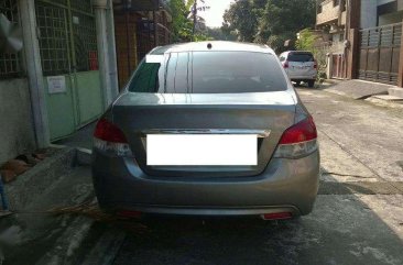 Grab Mitsubishi Mirage G4 glx 2016 Gray Automatic