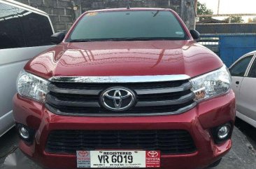 2017 Toyota Hilux 24 E Manual Red