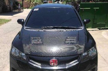 Honda Civic 2010 1.8s at Full Carbon Fiber Hood