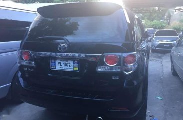 2015 Toyota Fortuner 25V 4x4 Automatic Black for sale