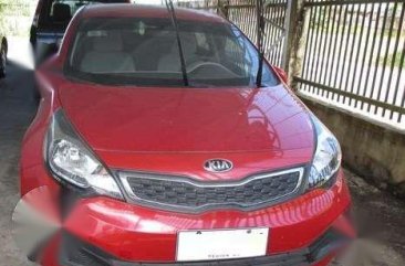 Kia-Rio 2016 matic red Sedan For Sale 