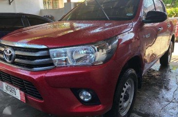 2017 Toyota Hilux 2.4 E Manual Red Mica