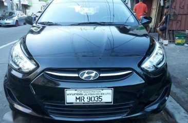 hyundai accent 2017 manual black for sale 