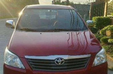 2013 Toyota Innova E Diesel Red Suv For Sale 