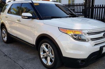 Ford Explorer 2014 White All stock For Sale 