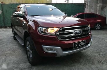 Ford Everest Titanium 2016 Red For Sale 