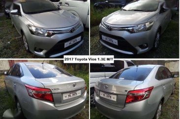 2017 Toyota Vios 1.3E AT and MT 4k mileage FOR SALE