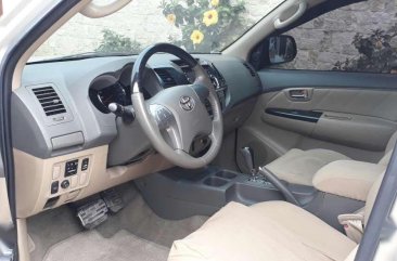 Toyota Fortuner G AT 2013 Beige SUV For Sale 