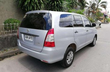 Toyota Innova 2014 J Diesel MT Silver For Sale 