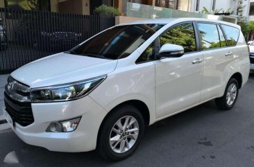2017s Toyota Innova 2.8G White Pearl Automatic FOR SALE