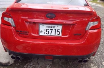 2016 Subaru WRX CVT Sedan Red For Sale 