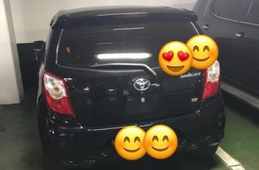 Toyota Wigo Black 2015 Hatchback For Sale 