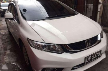 2015 honda civic white sedan for sale 