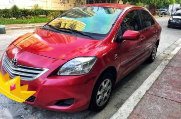 Toyota Vios 2011 1.3 E Automatic Red For Sale 