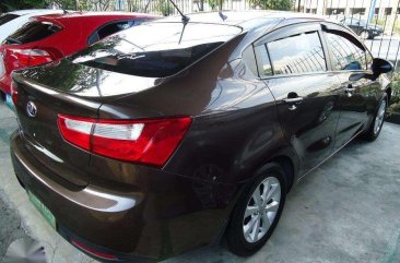 2013 Kia Rio Ex Automatic Brown For Sale 