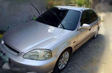  Honda Civic 1999 SIR BODY Silver For Sale 