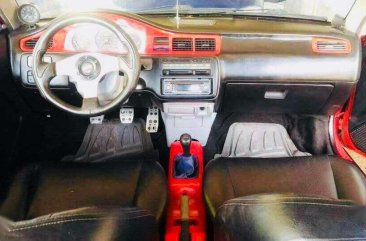 honda civic hatch 1993 manual red for sale 