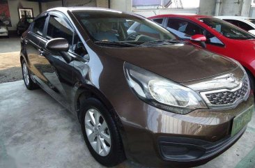 2013 Kia Rio Ex Automatic Brown For Sale 