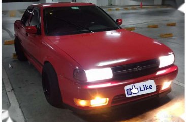 Nissan Lec Sentra 1995 Red Sedan For Sale 