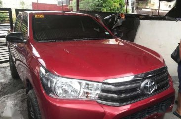 2017 Toyota Hilux 2400E 4x2 Manual Red