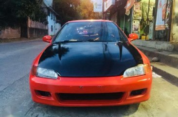 honda civic hatch 1993 manual red for sale 