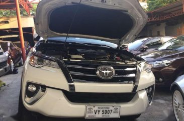 2017 TOYOTA  Fortuner 24 G 4x2 Automatic Freedom White