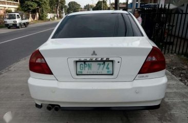 Mitsubishi Lancer 2002 Top of the Line White For Sale 