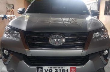 Toyota Fortuner G 2017 Automatic Silver For Sale 