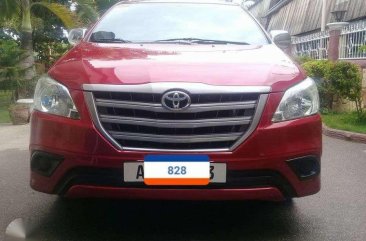 2015 Toyota Innova E AT Red SUV For Sale 