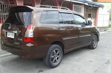 Toyota Innova G Diesel 2014 Brown For Sale 