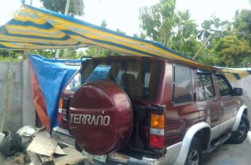 Nissan Terrano Gasoline 1996 Red SUV For Sale 