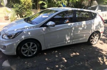 Hyundai Accent Hatchback 2013 White For Sale 