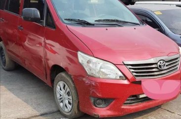 2014 Toyota Innova Diesel Manual Red For Sale 