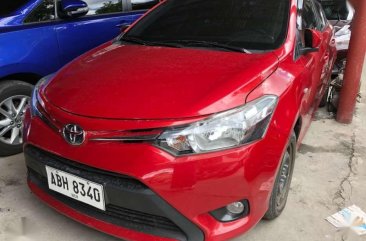 2015 Toyota Vios E Red Manual Transmission