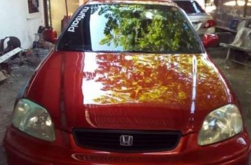 Honda Civic lxi 1996 AT Red Sedan For Sale 