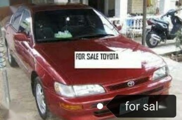 Toyota Corolla red for sale 