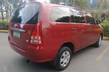 Toyota Innova J Diesel Maroon original paint manual 2007