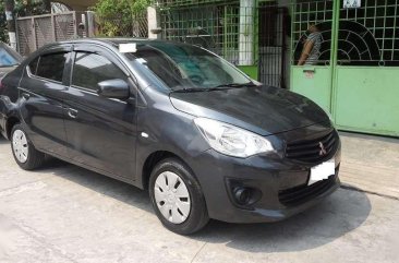 Grab Mitsubishi Mirage G4 GLX Black 2015 MT for sale