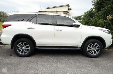 Toyota Fortuner V 2017 Pearl white Automatic ​ For sale