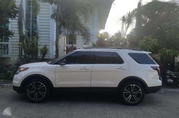 2015 Ford Explorer Sport White For Sale 