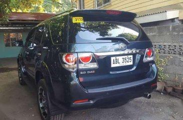 Toyota Fortuner V 2015 4x4 Blue SUV For Sale 