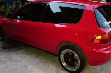 Honda Civic EG Hatchback 1994 Red For Sale 