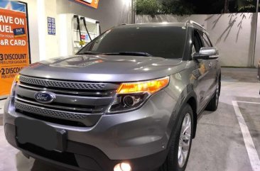 2013 Ford 3.5 V6 Explorer Gray SUV For Sale 