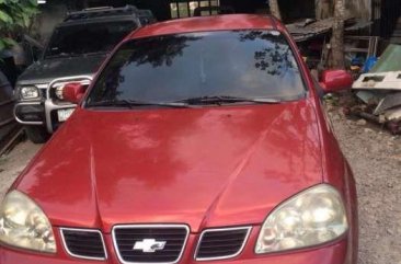 Chevloret Optra 2004 AT Red Sedan For Sale 