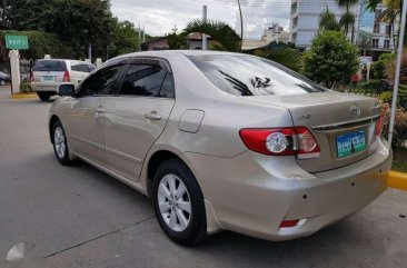 2013 Toyota Corolla Altis G (not elantra civic focus nor forte)