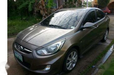 2012 Hyundai Accent blue 1.6 rush rush