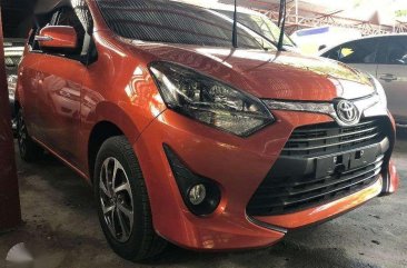 2017 Toyota Wigo 10 G Automatic Orange Gen 2