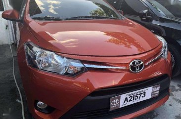 2018 Toyota Vios 1.3 E Manual Orange Sedan