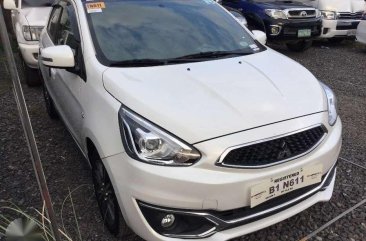 2017 Mitsubishi Mirage 1.2 GLS MIVEC AT Almost New Pearl White